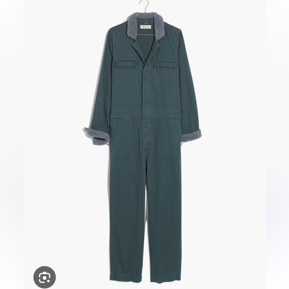 Madewell Sherpa Coverall Jumpsuit - Picture 4 of 11
